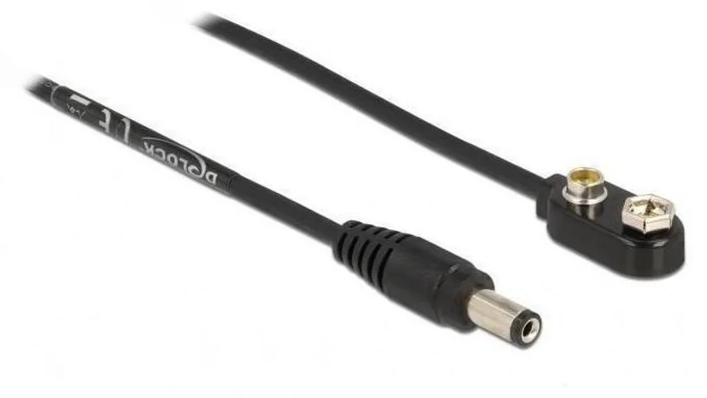 Câble Alimentation DC 5,5 x 2,1 mm avec Connecteur Pile 9V Robuste