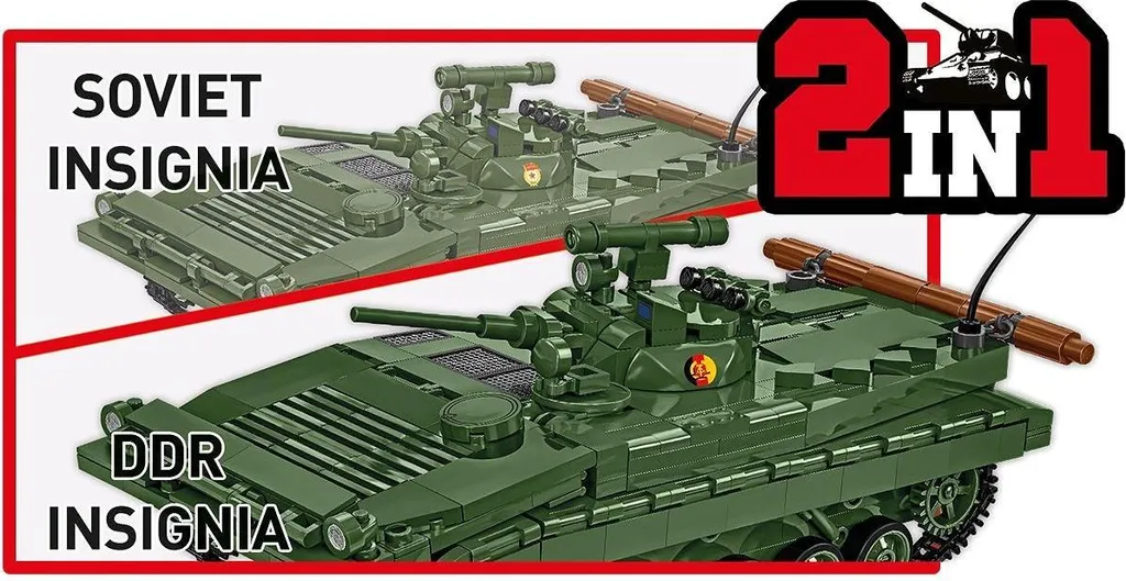 Cobi 2631 BWP-1 DDR/RUS Forces Armées Char Miniature Blocs de Construction