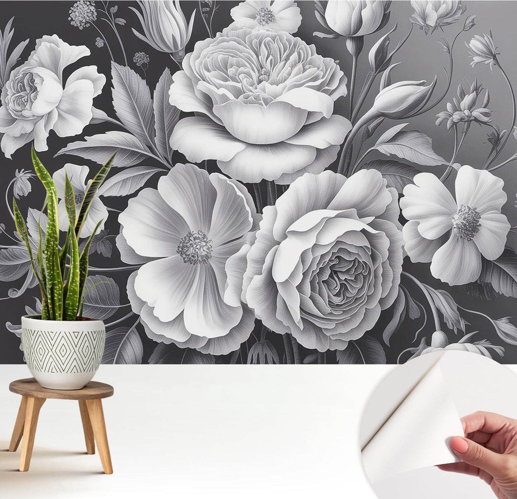 Fototapete selbstklebend - 208x146 cm - Tapete - Wandtapete - Wandbilder - Klebefolie - Dekofolie - Tapete Folie - Wand - Dekoration - Wohnzimmer -...