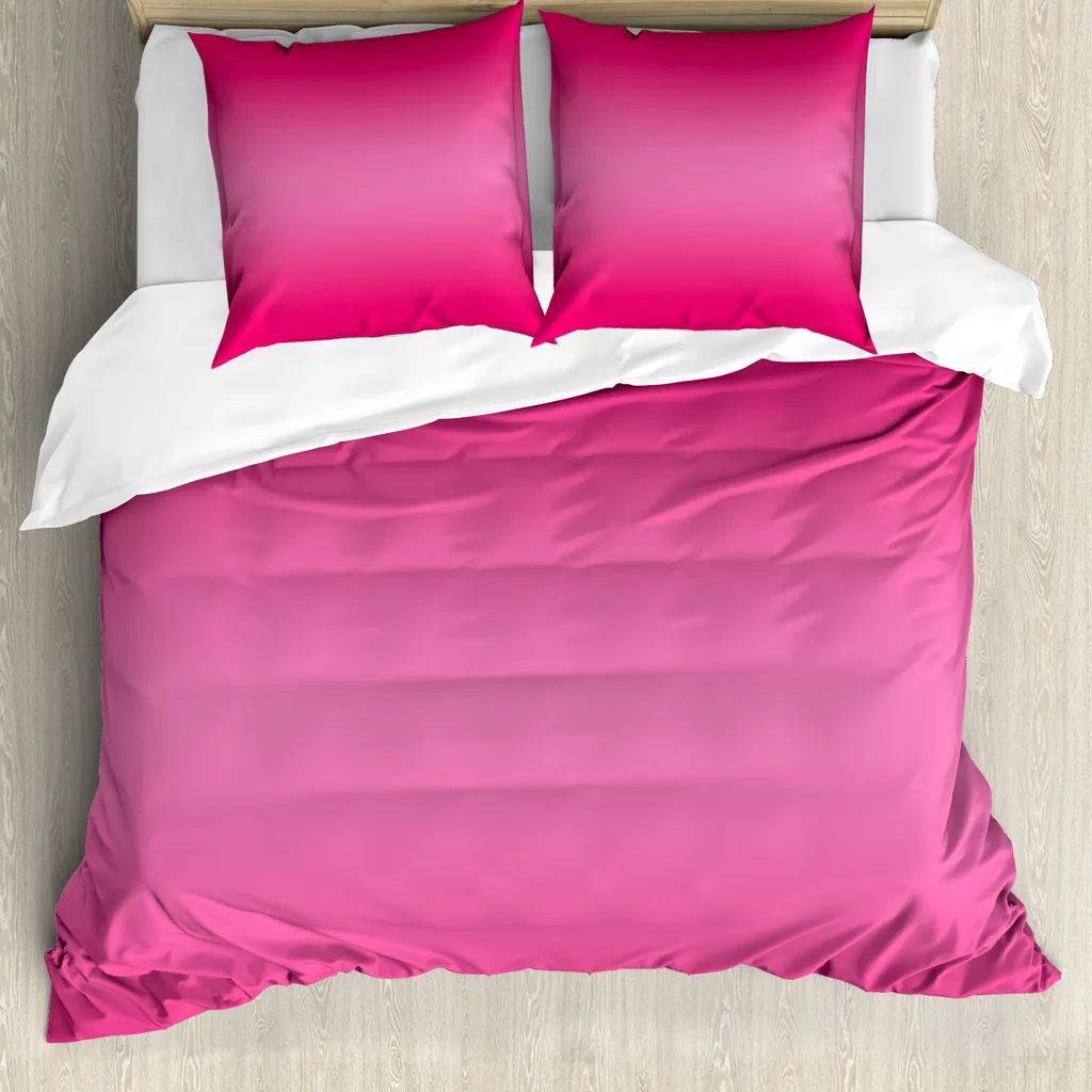 Copripiumino Singolo Antiacaro ABAKUHAUS Rosa Ombre 155x220 cm