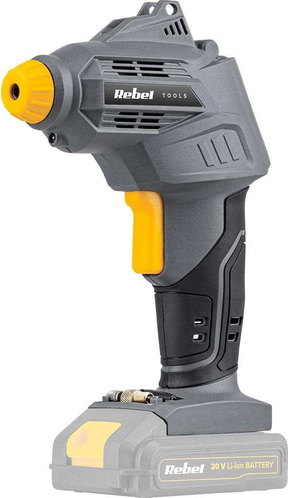 Akku-Kompressor 20V 7 Bar mit LCD-Anzeige