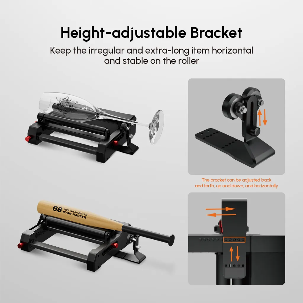 Rouleau Rotatif RR2 Intelligent avec Axe de Rotation Réglable Rapide