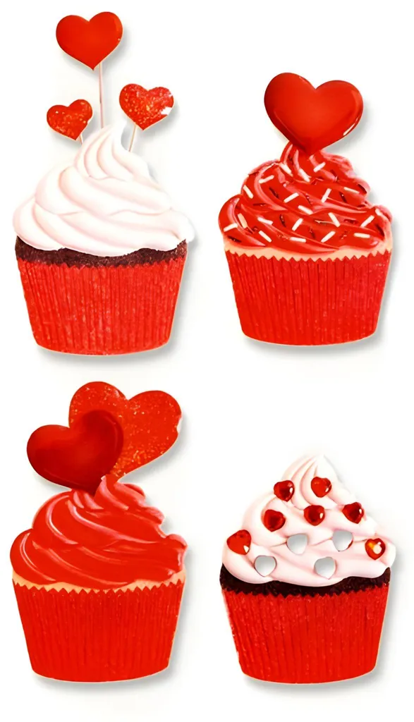 Décorez Facilement vos Objets avec les Stickers Cupcakes Heyda Mix