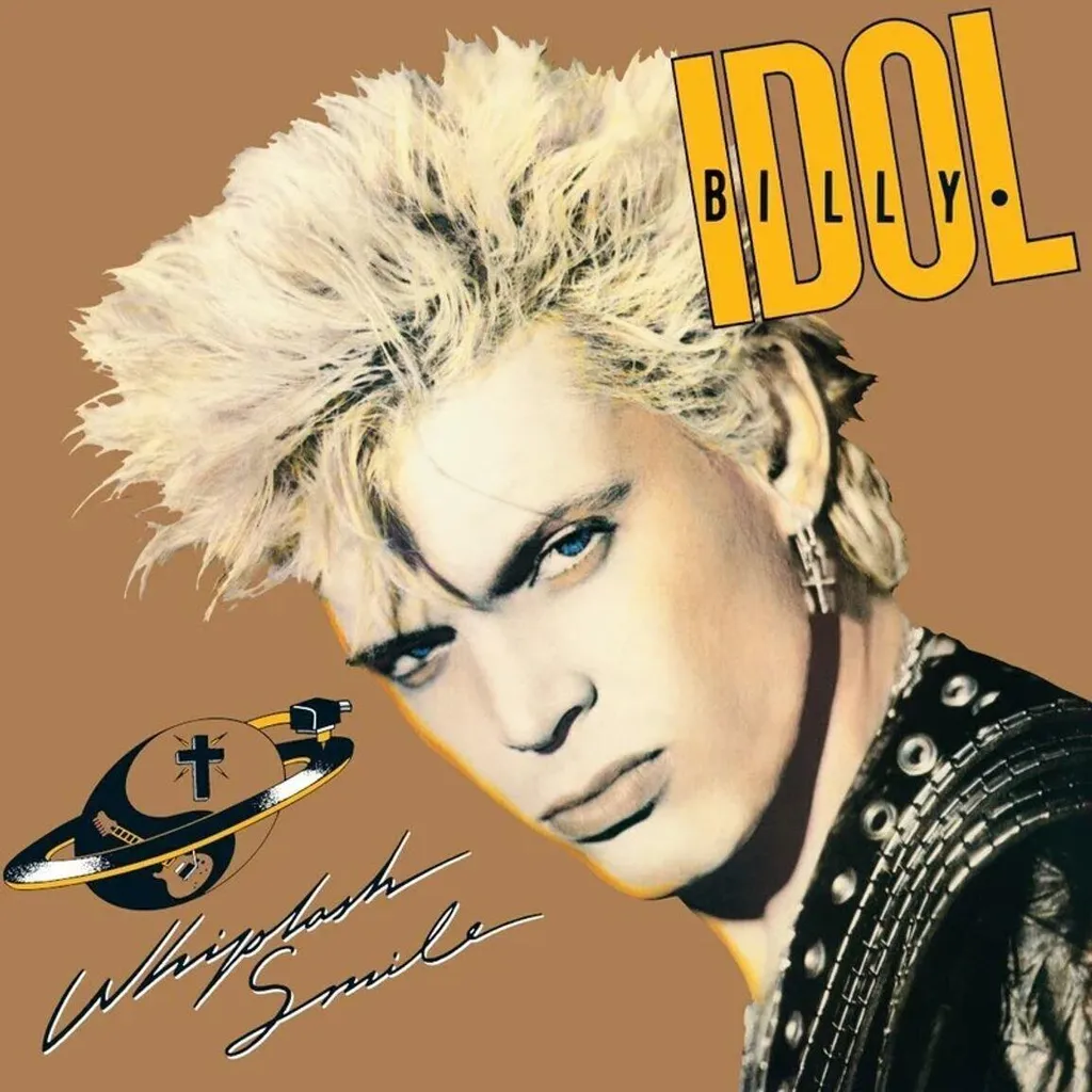 Vinyle Billy Idol Whiplash Smile réédition LP 12 pouces album culte 80s
