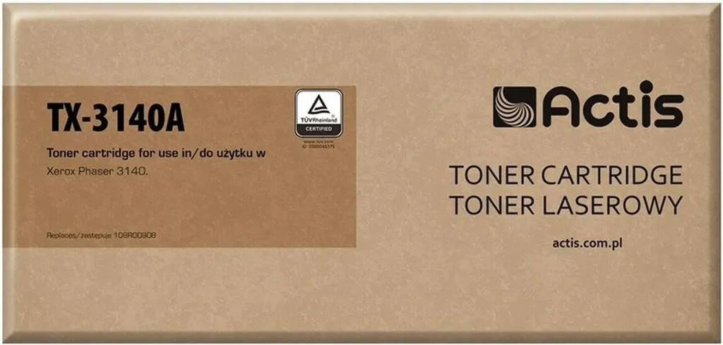 Toner noir Actis TX-3140A pour imprimante Xerox, capacité 1500 pages