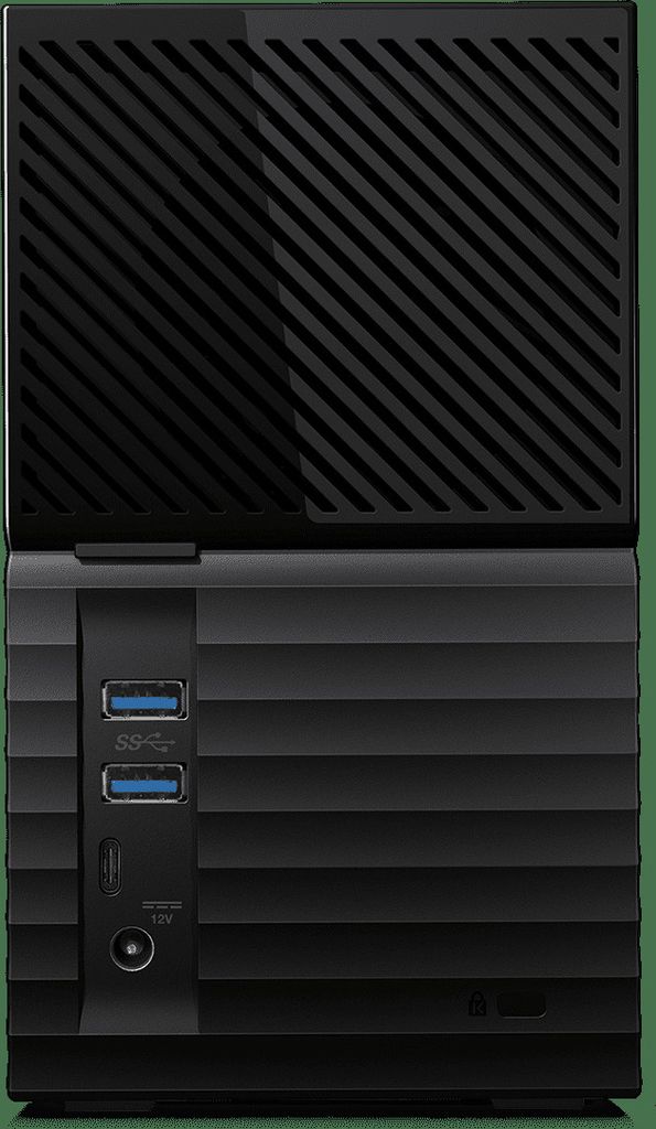 Western Digital My Book Duo 28TB Festplatten Schwarz Produktbild 