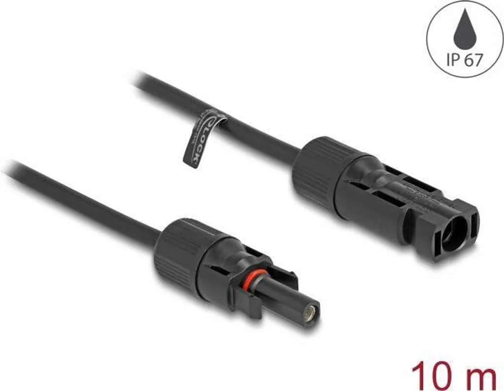 Cavo Fotovoltaico Delock 10 metri 4mm² Nero | Affidabilità Garantita - 2