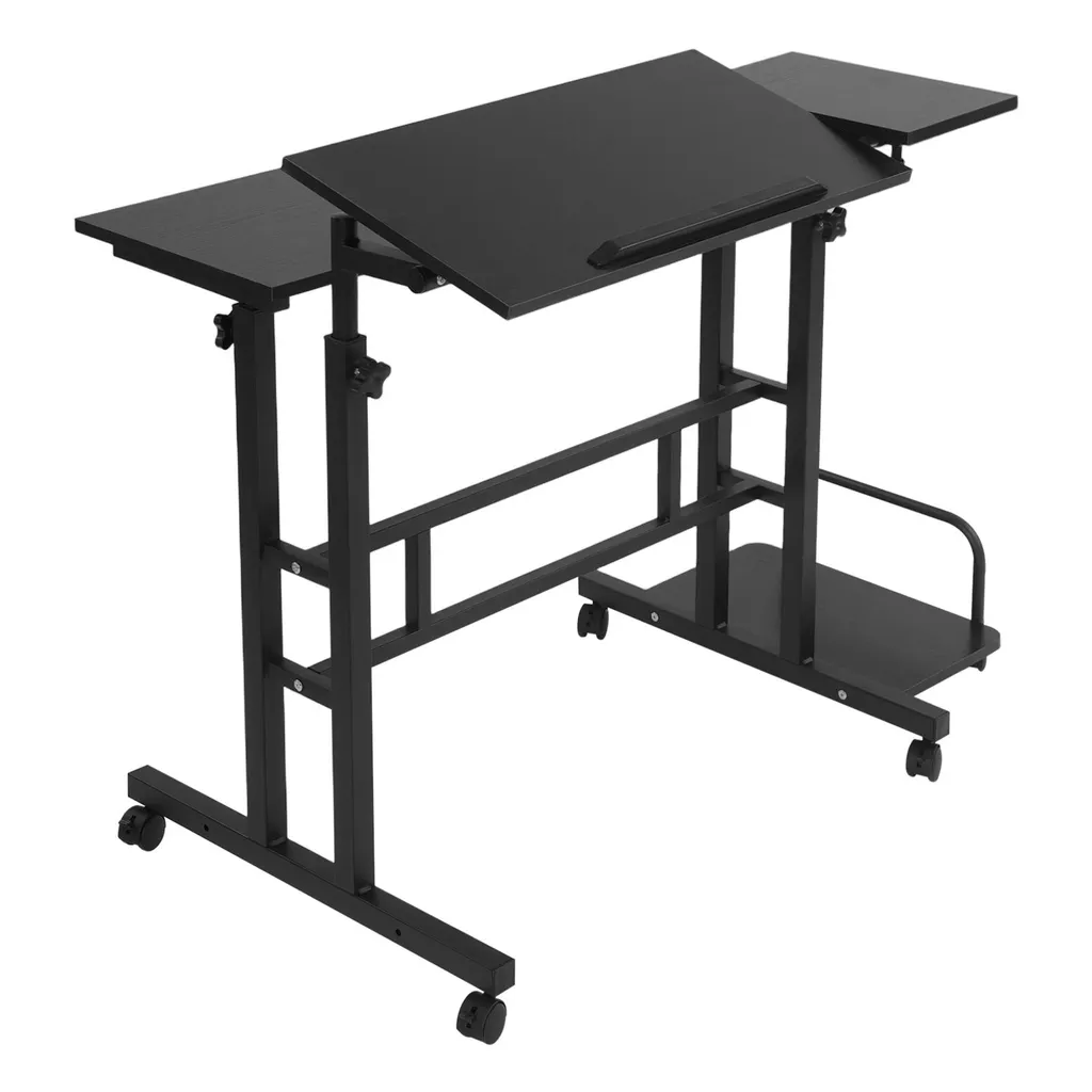 Table d'ordinateur réglable et ergonomique pour bureau de travail assis - 2
