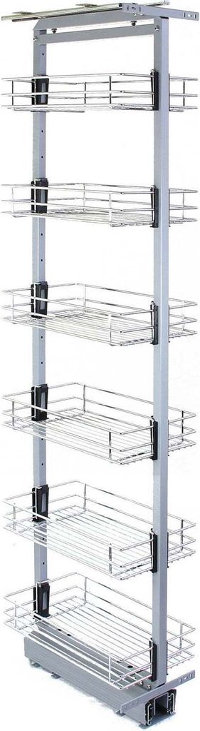 KuKoo ausziehbarer Vorratsschrank Küche – 190cm - 220cm H Produktbild 3