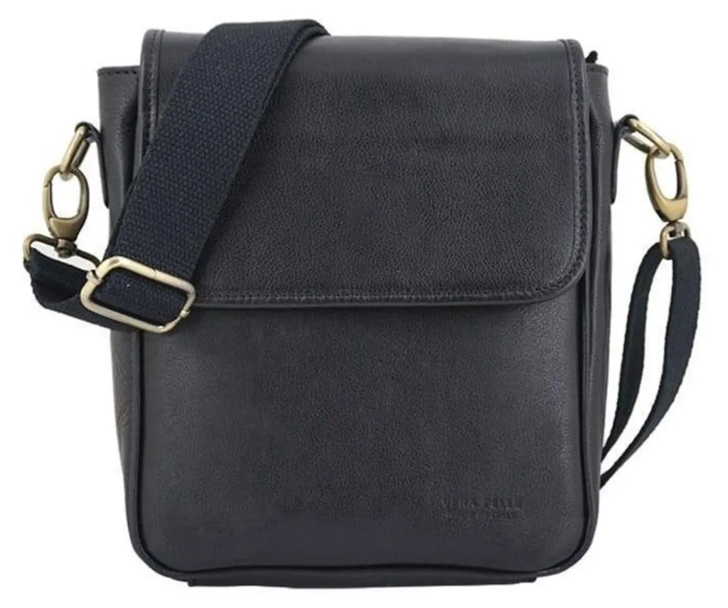 Sac Bandoulière Barberini's 4301 en Cuir Souple avec Finition Luxe