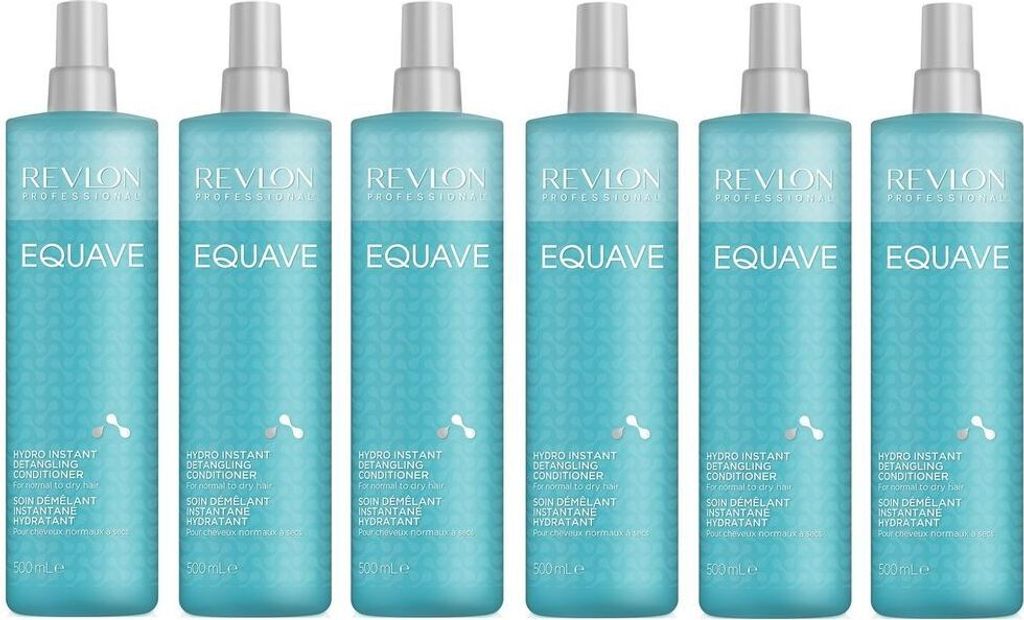 Revlon Equave Hydro Instant Detangling Conditioner 6x 500 ml