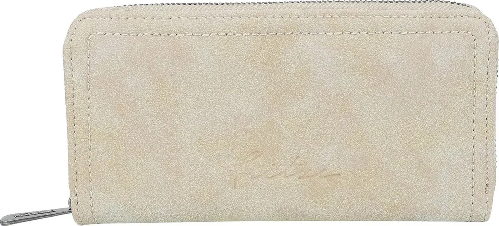 Porte-monnaie Vintage Nicky Beige Sable - Texture Souple et Design Fin