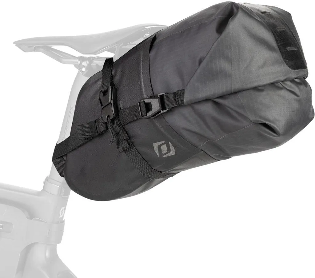 SYNCROS Sac de Selle Résistant Noir : Fixation Stable et Design Épuré