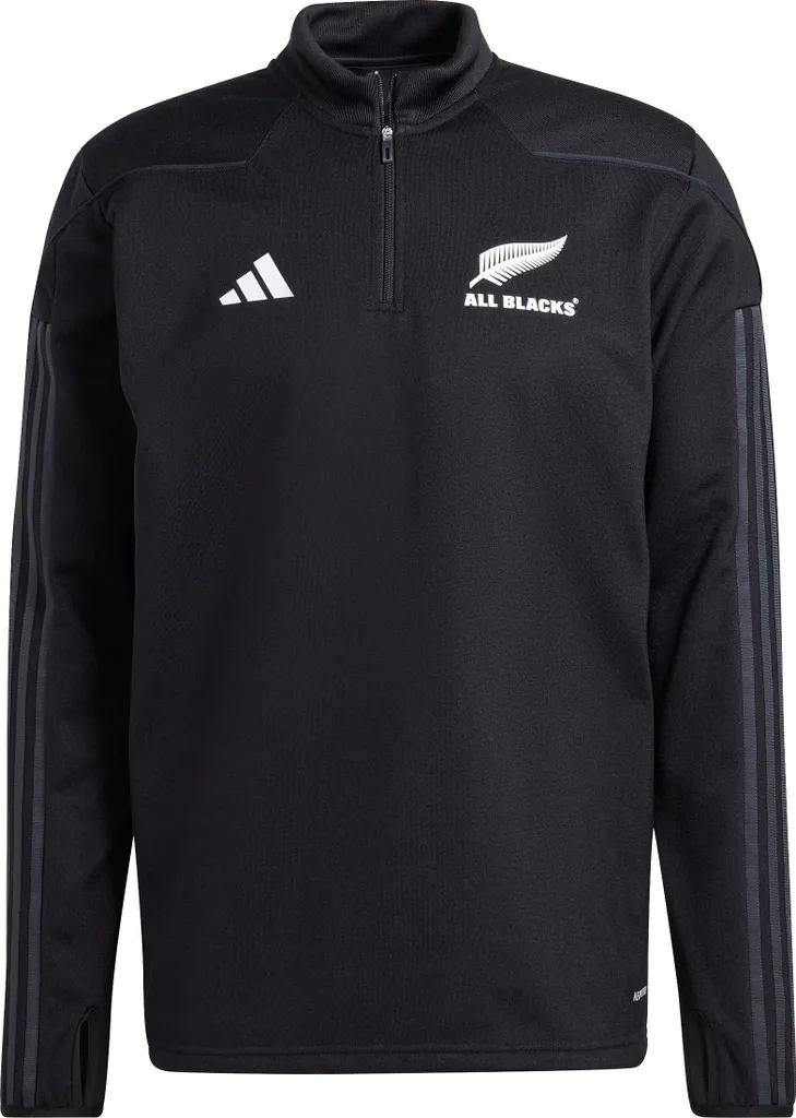Sweat de rugby Adidas All Blacks AEROREADY noir grande taille 3XL