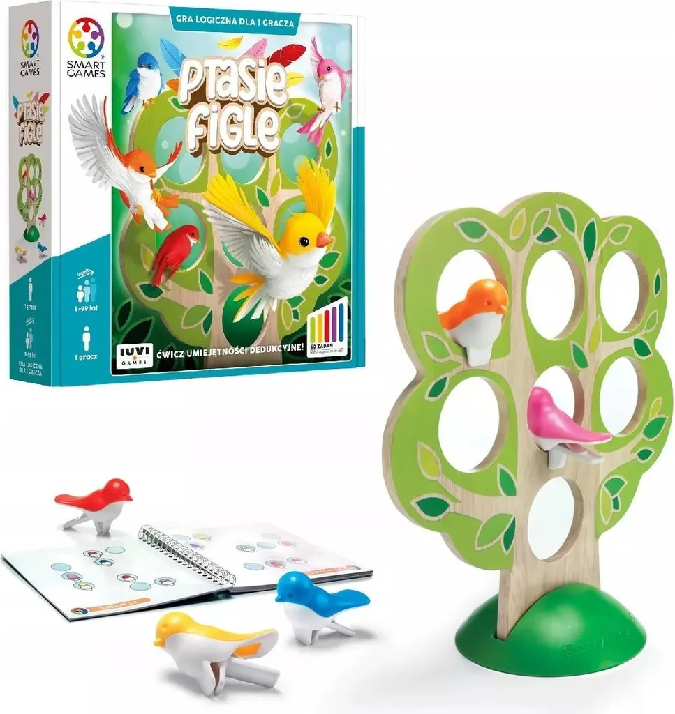 SmartGames Ptasie Figle : Jeu de Déduction avec Figurines Oiseaux - 5
