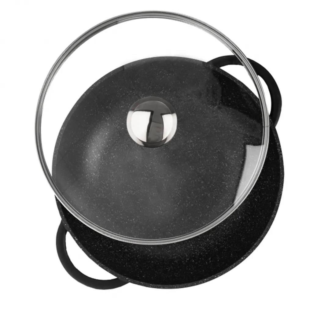 WOK Professionale Orion 32cm Induzione | Rivestimento Granito 112979