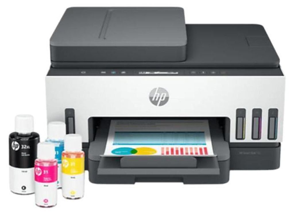 HP Smart Tank 7308 Wireless All-in-One Farbe Drucker, Produktbild 