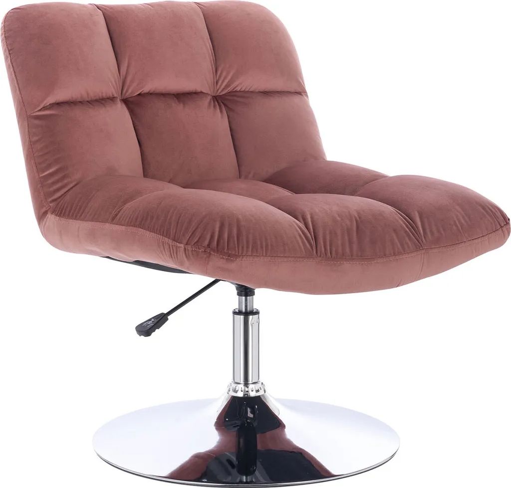 Fauteuil de Salon Pivotant SVITA LAUREL idéal pour Coiffeuse ou Coin Lecture