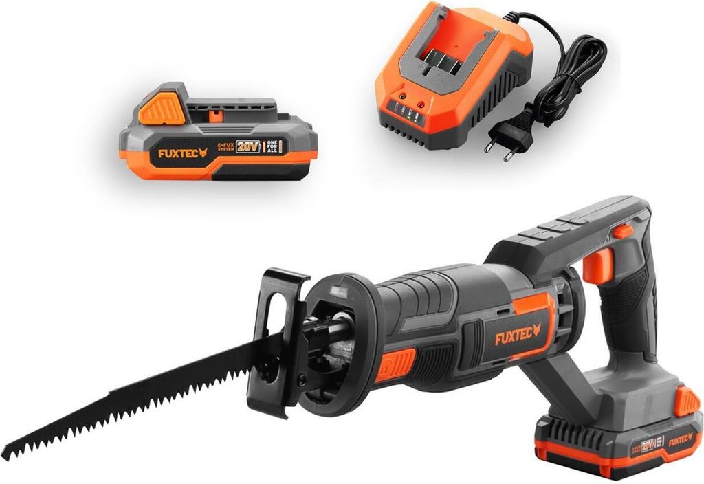 Akumulátorová přímočará pila FUXTEC 20V FX-E1SS20 SET s 1 x Obrázek produktu 