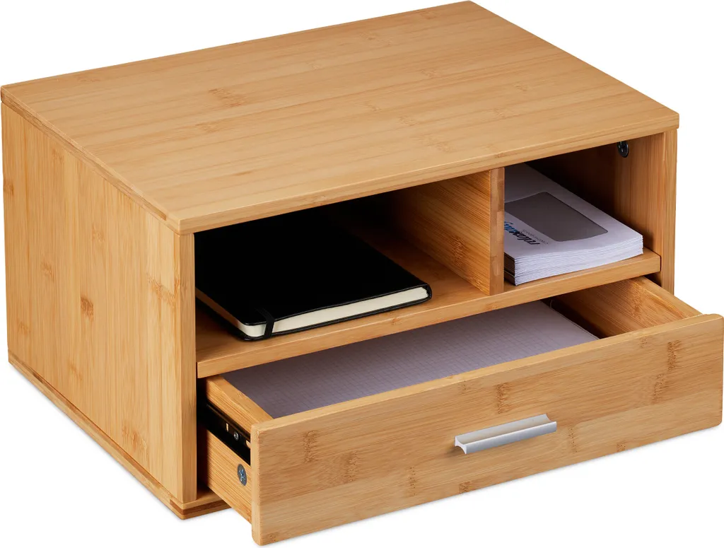 Organiseur de bureau Relaxdays avec tiroir pour ranger et désencombrer
