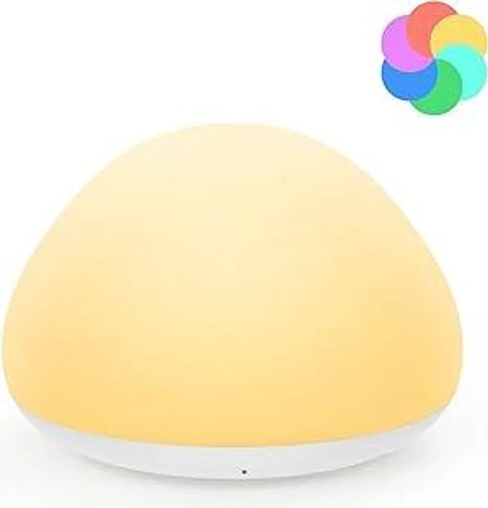 Offerta Luce Notturna JolyWell: Lampada Silicone RGB per Bambini
