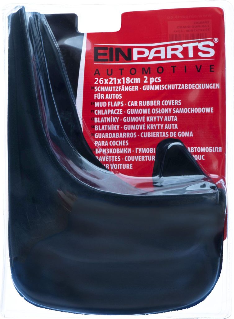2er Set flexible Auto-Schmutzfänger, einfach zu montieren und schützen vor Verschmutzung