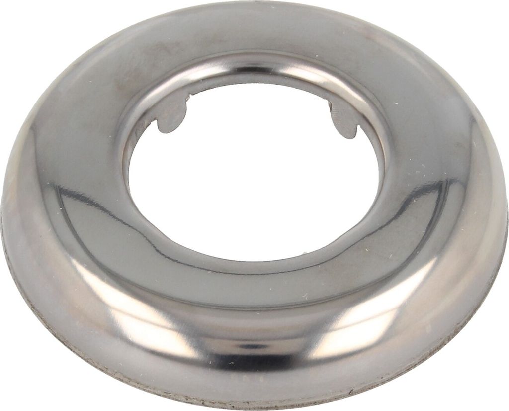 tecuro Siphonrosette Innen-Ø 32 mm x Außen-Ø 67 mm x Höhe 10 mm, Messing verchromt