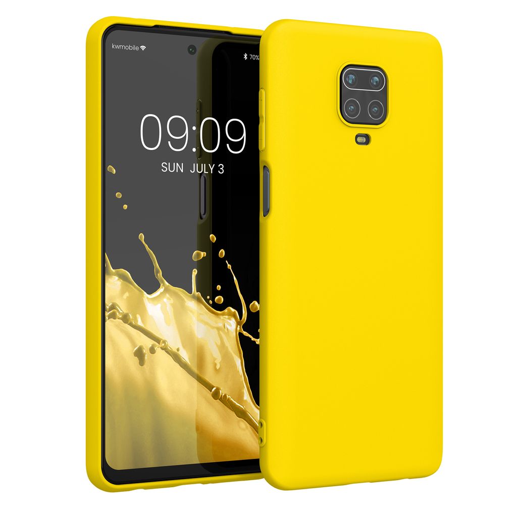kwmobile Hülle kompatibel mit Xiaomi Redmi Note 9S / 9 Pro / 9 Pro Max Hülle - weiches TPU Silikon Case - Cover geeignet für kabelloses Laden -