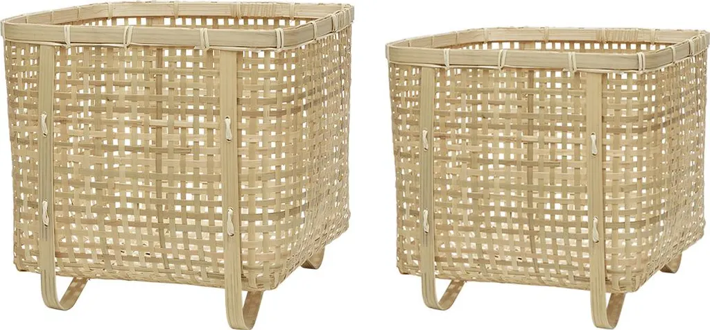 Corbeille à Plaid et Rangement Jouets OYOY Living Beige pour la Chambre
