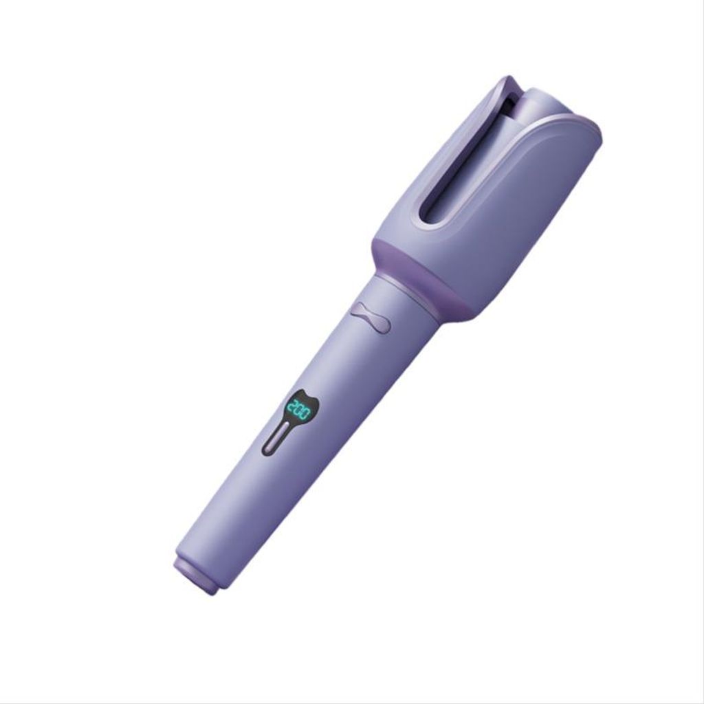 INF Automatischer Lockenstab 32mm Keramik für einfache Locken zu Hause Violett