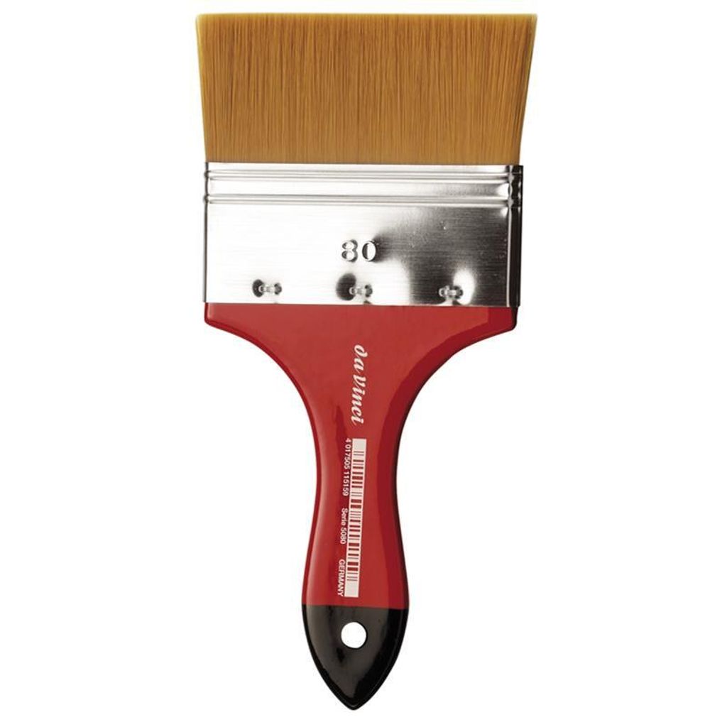 da Vinci Cosmotop Breite Pinsel rot-schwarzlack. Stiele Gr: 80