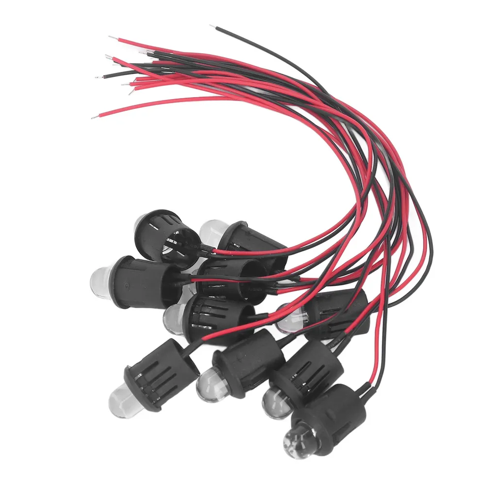 Luce a diodi LED, indicatore del cruscotto, luce a diodi LED da 12 V, luce pilota, spia LED, luce a diodi - 4