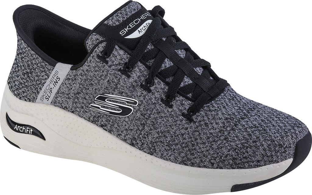 Skechers Slip-Ins Arch Fit - New Verse 232454-WBK, Sneaker, Herren, Grau, Größe: 47,5