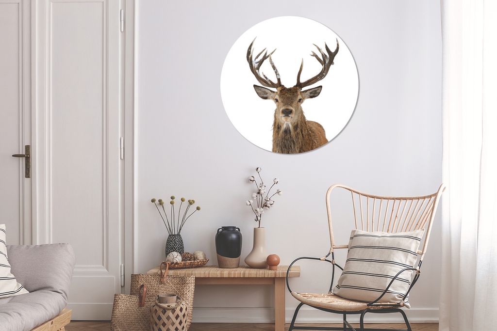 MuchoWow - Wand-Kreis - Wohnzimmer - Bild - Runde - Wanddeko - Dibond - Kunstdrucke
