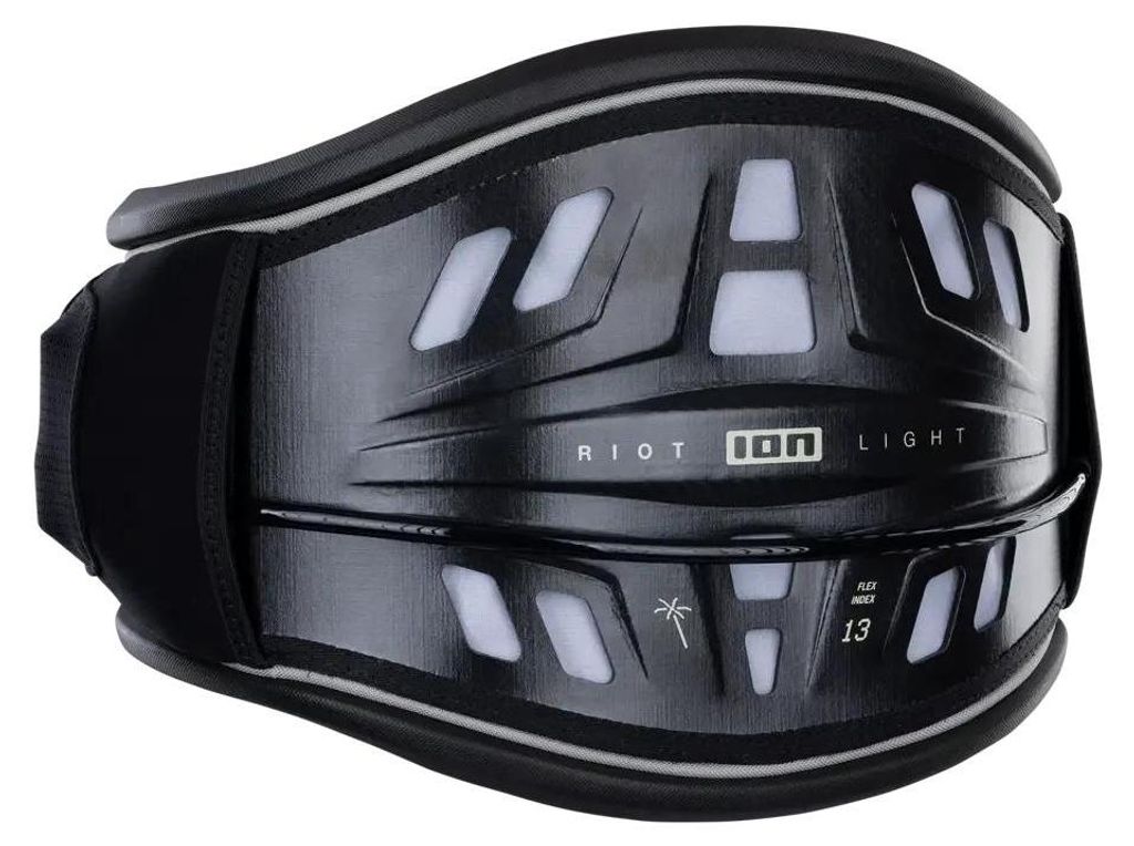 ION Kite Riot Light Hüftgurt, schwarz, Größe der Neoprenanzüge und Gurte 54/XL