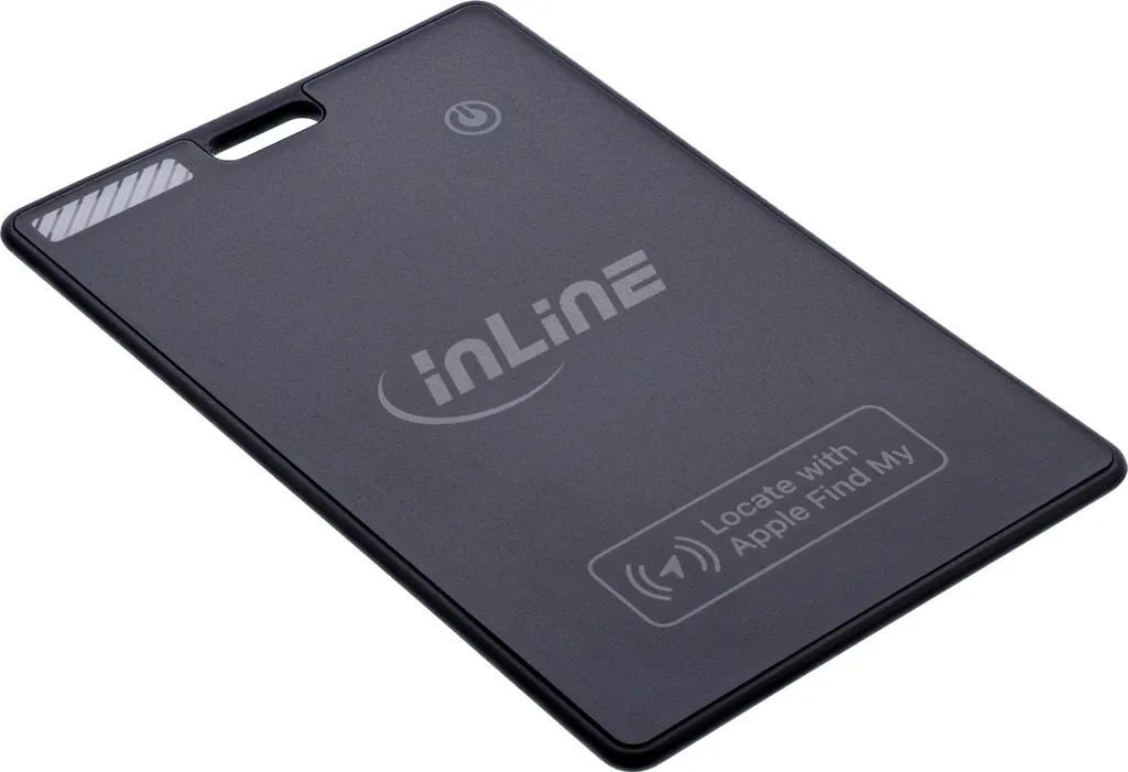 InLine Wallet Finder: Tracker Sottile Ricaricabile Qi 100mAh IPX5