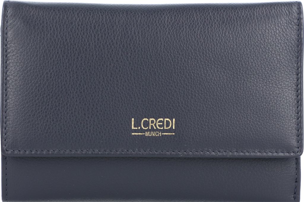 L.CREDI Evelyn Geldbörse RFID Leder 14,5 cm
