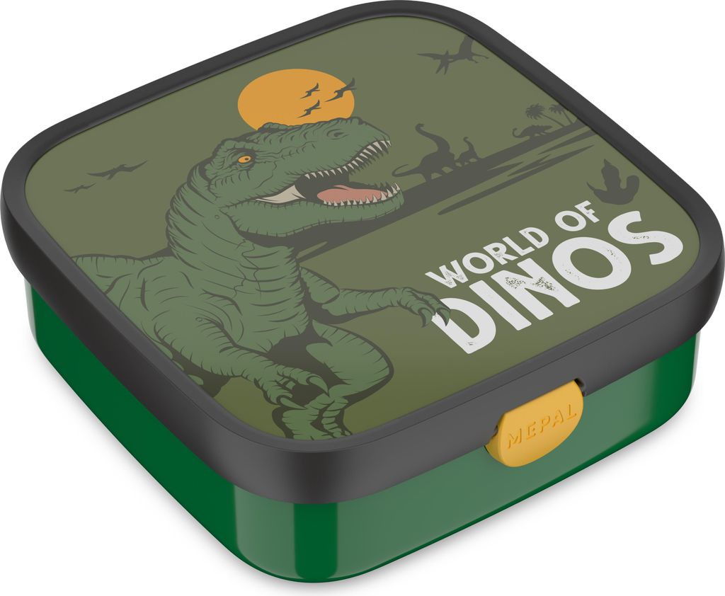 Mepal - Bento Brotdose Groß Campus - Bento Lunchbox für Kinder - Inklusive 2 auslaufsicheren Bento Fächern & Gabel - Bento-Fach ist mikrowelleng...