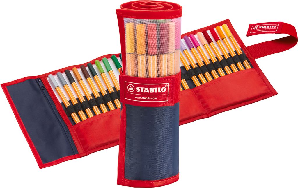 STABILO Fineliner -  point 88 - 25er Rollerset - 25 Produktbild 