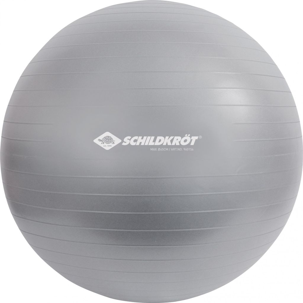 SCHILDKRÖT Gymnastikball Durchmesser: 650 mm silber Produktbild 
