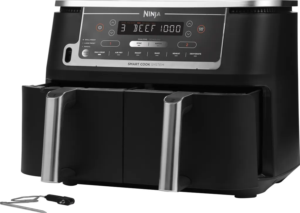 Friteuse Ninja AF451EU 9,5L Idéale pour Famille Nombreuse et Réceptions