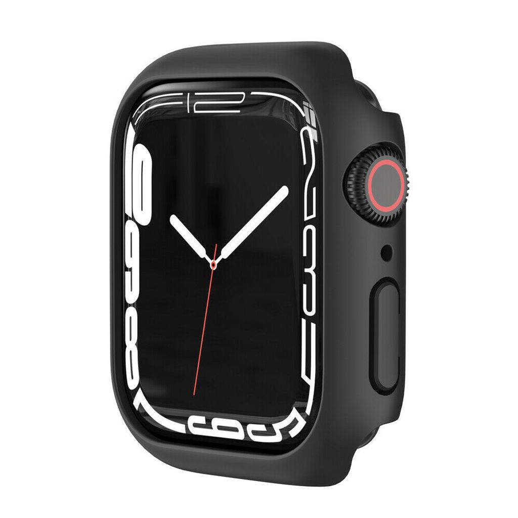 Strap-it® Apple Watch 7 PC Hülle 41mm (Schwarz) Produktbild 