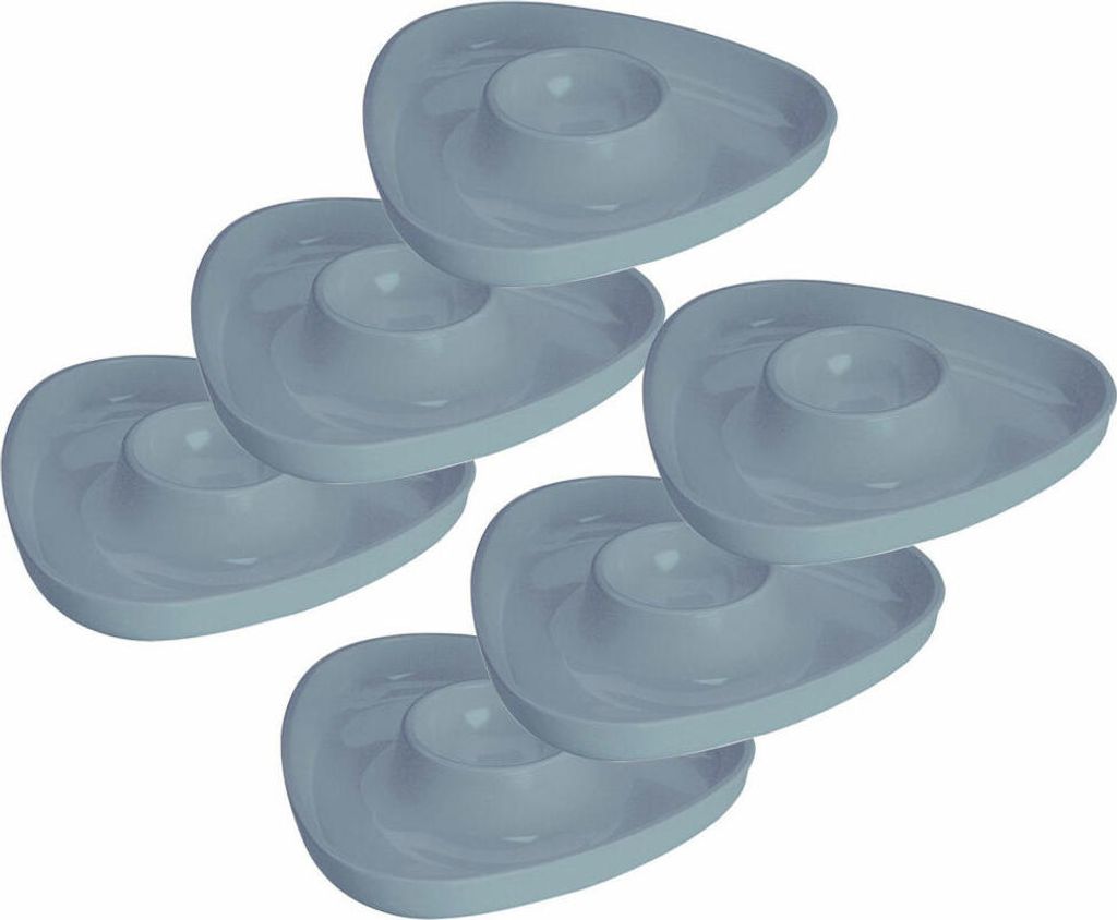Westmark 6 Eierbecher Tri, dreieckig, blau, 207022EB Immagine del prodotto 