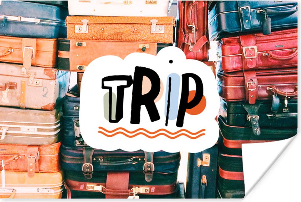 MuchoWow Poster Fälle - Sommer - Zitate 120x80 cm - Bilder