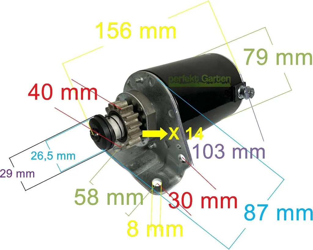 Starter Motor John Deere SE501848 STZ3853 - Ricambio Qualità Premium