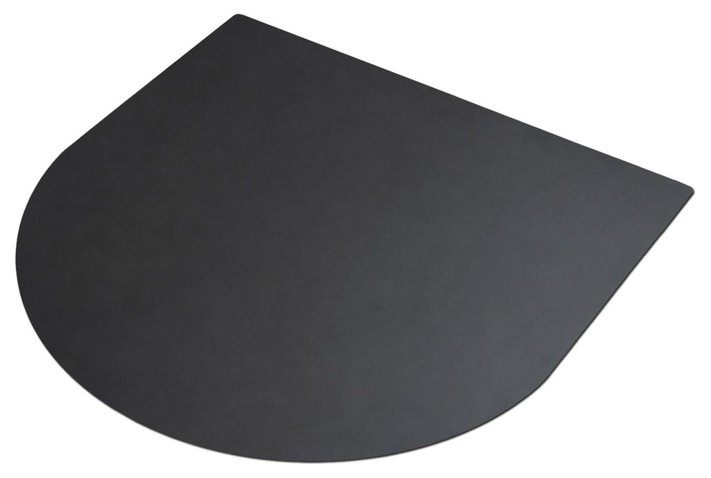 Schwarze Grill-Unterlage - Hitzeschutzplatte - Metall - Feuerfeste Bodenschutzplatte - Outdoor - Terrasse - Grillzubehör - 100x100 cm
