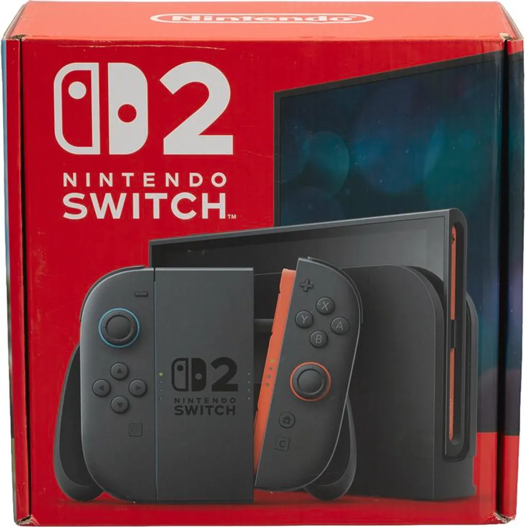 Nintendo Switch 2 Rouge avec Prise EU 220V - Écran HD et Performance Fluide - 31