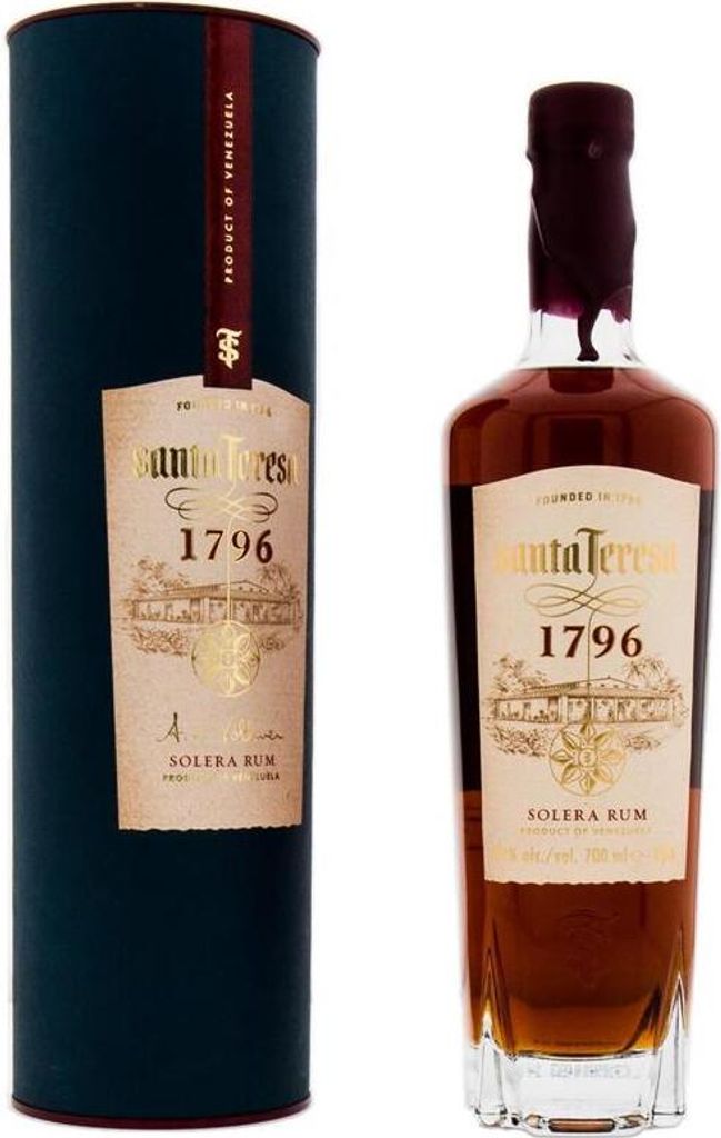 Santa Teresa 1796 Rum + Box 700ml 40% Vol. Produktbild 