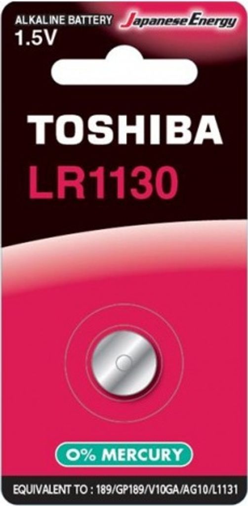 Alkalická baterie TOSHIBA LR1130 Blister 1ks Obrázek produktu 