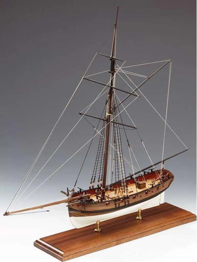 Maquette Bateau Bois Lady Nelson Victory Models Krick Échelle 1:64